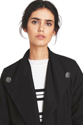 Microfiber Wing collar Trench -  Genevieve's Wardrobe Australia